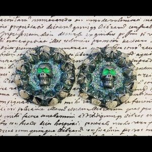 Chrome Spikes and Skull Rocking Pasties